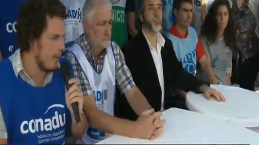 Docentes: paro nacional y marcha