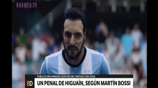 Un penal de Higuaín, según Martín Bossi
