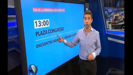 Telefe Noticias a las 12 / Bloque 3 / 24/03/2017