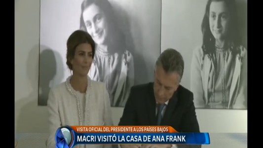 Macri visitó la casa de Ana Frank junto con la Reina Máxima