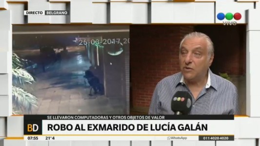 Alberto Hazán: "El robo ocurrió mientras el vigilador jugaba con su celular"