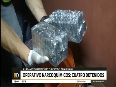 Allanan un laboratorio que comerciaba con banda narco