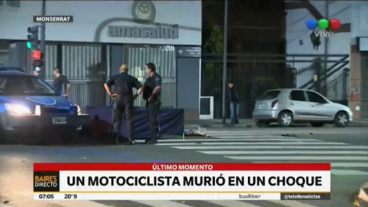 Murió un motociclista al chocar con un camión en Monserrat