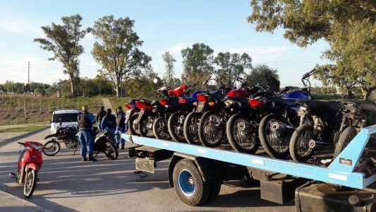 En seis días secuestraron casi 11 mil motos en provincia de Buenos Aires
