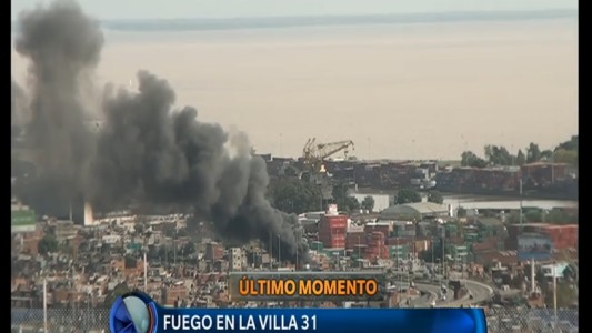 Incendio en la Villa 31