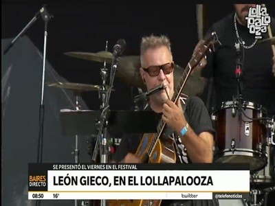 León Gieco en Lollapalooza