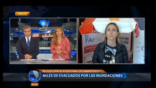 Inundados: En la facultad de Ciencias Económicas de la UBA se reciben donaciones