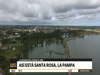 Hay más de 3000 evacuados en La Pampa