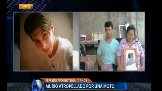 Pedido de justicia tras la muerte del adolescente atropellado por un motociclista