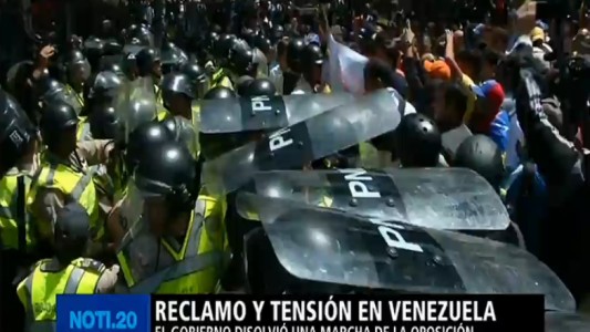 Reclamo y tensión en Venezuela