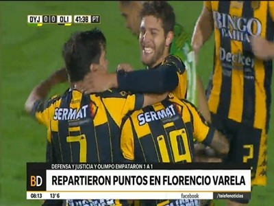 Olimpo y el Halcón repartieron puntos en Florencio Varela
