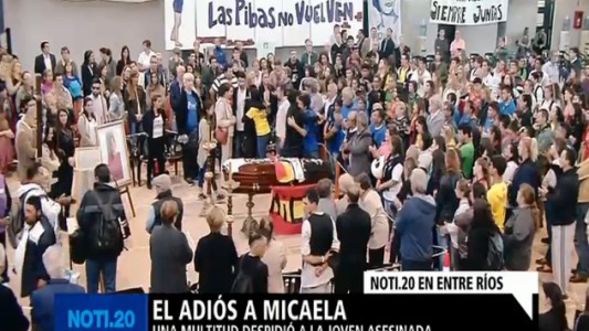 El adiós a Micaela