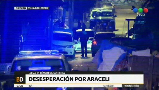 Megaoperativo policial en San Martín en busca de la joven desaparecida Araceli Fulles