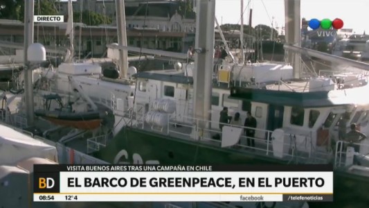 Abrieron al público el barco de Greenpeace y se puede visitar hasta el domingo
