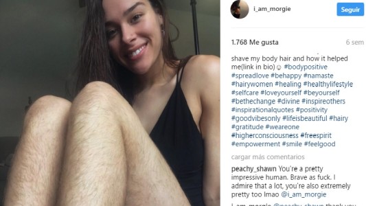 La gurú del fitness en Instagram que no se depila y es furor en las redes sociales