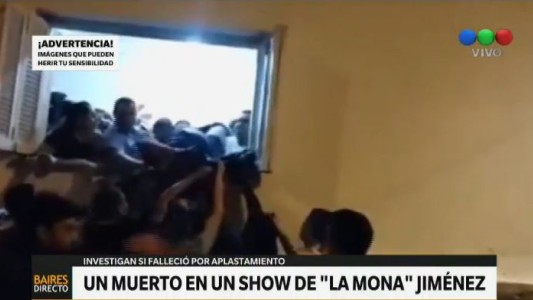 Un muerto en un show de "La Mona" Jiménez