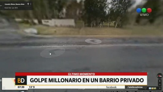 Golpe millonario en un barrio privado