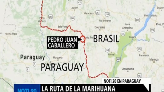 Noti.20 en Paraguay: la ruta de la marihuana