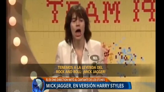 Así imitó Harry Styles a Mick Jagger