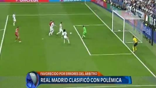 Champions: Real Madrid clasificó con polémica