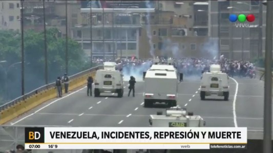 Un joven murió de un disparo en la cabeza durante las protestas en Venezuela