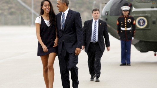 EE.UU.: detuvieron a un hombre que acosaba a la hija mayor de Obama