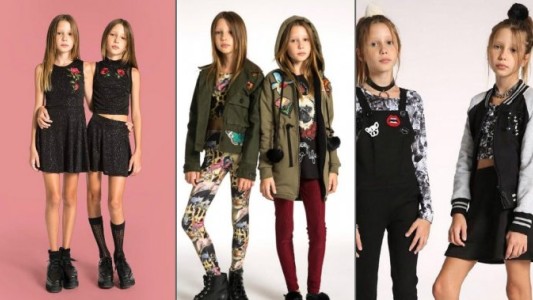 Bronca en las redes sociales a una campaña de ropa con niñas extremadamente delgadas