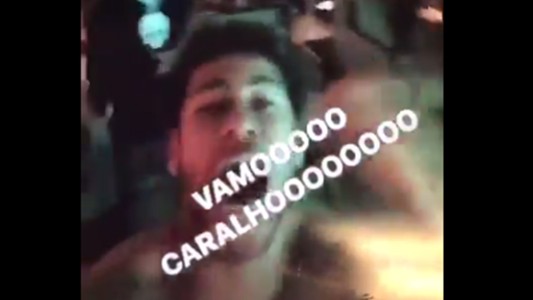 El eufórico festejo de Neymar tras la victoria del Barcelona