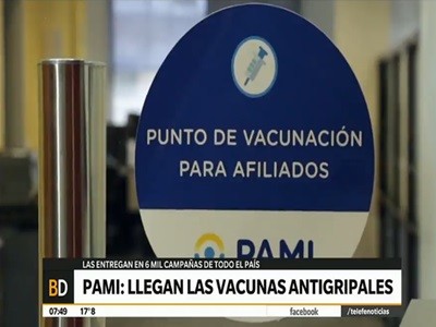 Llegaron las vacunas antigripales