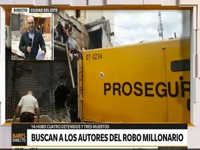 Siguen retirando el contenido de las bóvedas de Prosegur en Ciudad del Este