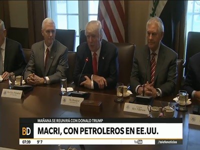 Macri inicia su visita a los Estados Unidos