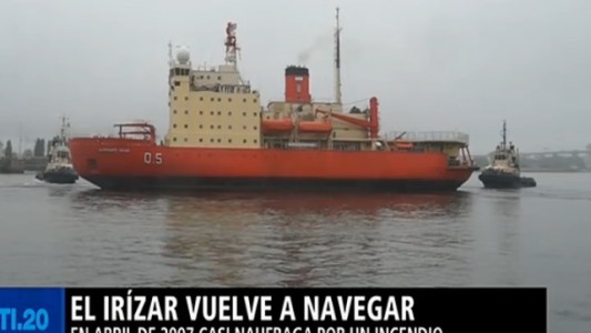 El Irizar vuelve a navegar