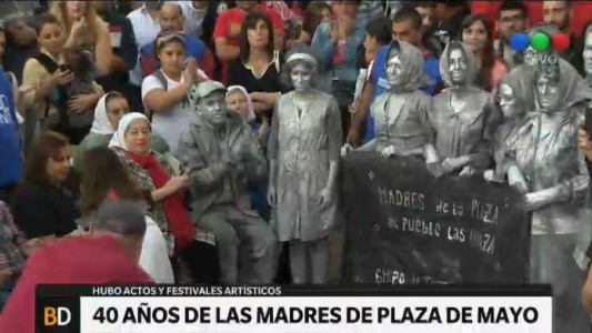 Madres de Plaza de Mayo conmemoraron 40 años de lucha