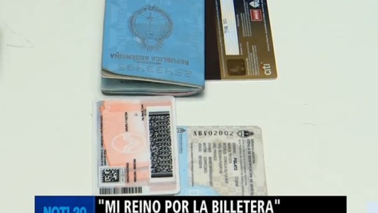 "Mi reino por la billetera"