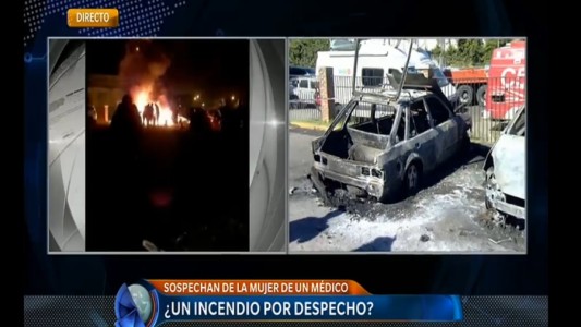 Incendio de autos en el hospital Posadas: sospechan de la exesposa de un médico