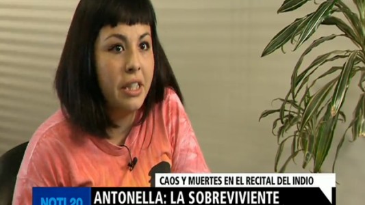 Antonella: fue al recital del Indio y la rescataron de un paro cardíaco