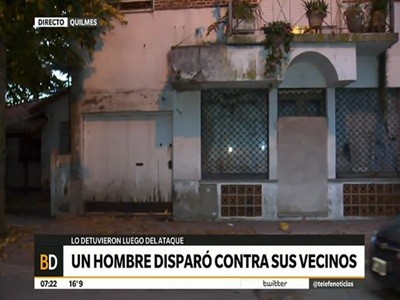 Un hombre disparó contra los bomberos que acudían a apagar un incendio