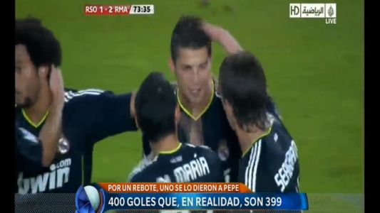 Los 400 goles de Ronaldo, que en realidad son 399