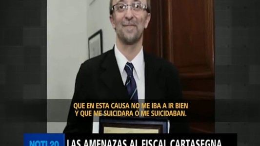 Las amenazas al fiscal Cartasegna