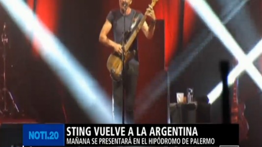 Sting vuelve a la Argentina (1)