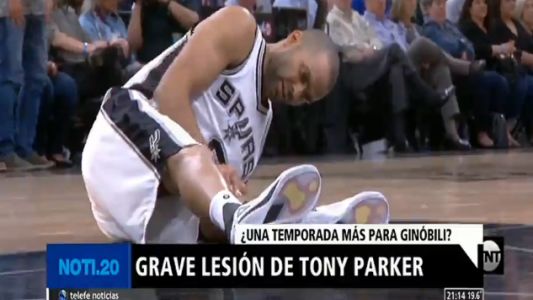 Grave lesión de Tony Parker