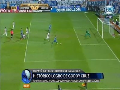 Godoy Cruz histórico: pasó a octavos de final de la Copa Libertadores
