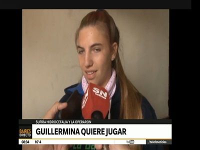 Guillermina quiere jugar y no la dejan