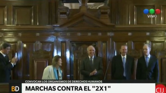 Marchas en todo el país para repudiar el 2x1