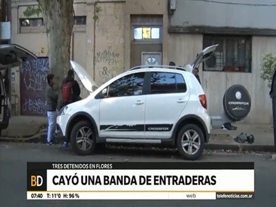 Cae una banda de entraderas