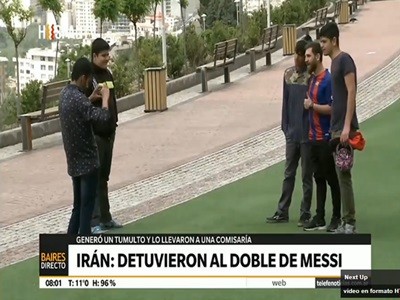 Detuvieron en Irán al doble de Messi