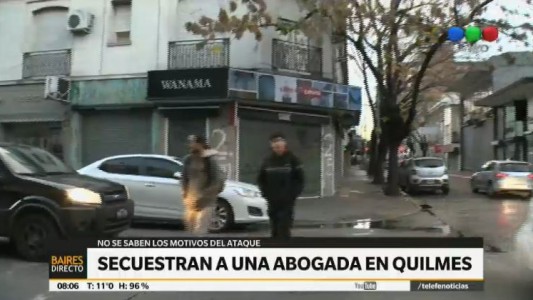 Ataque, amenazas y secuestro de una abogada en Quilmes