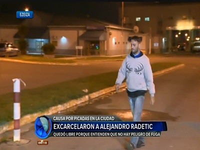 Radetic recuperó su libertad: "pagué, pago y seguiré pagando"
