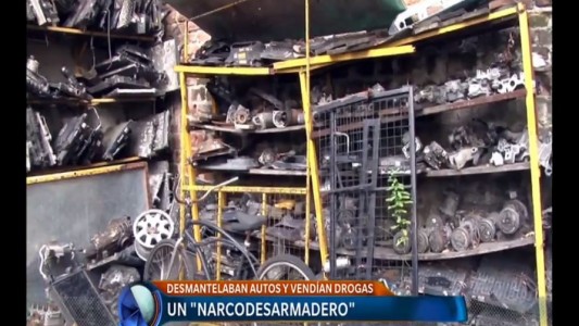 Descubrieron un "narcodesarmadero"