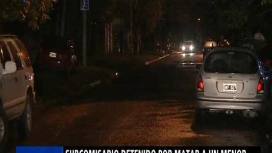 Subcomisario detenido por matar a un menor